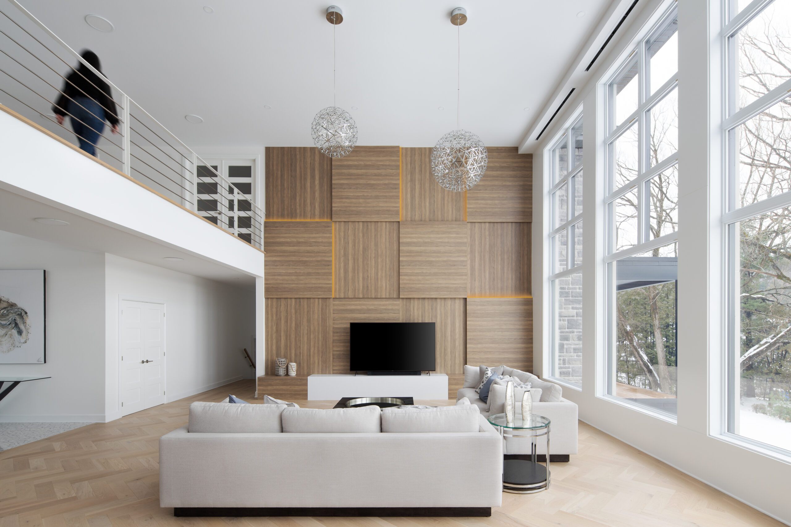 Salon grande fenestration