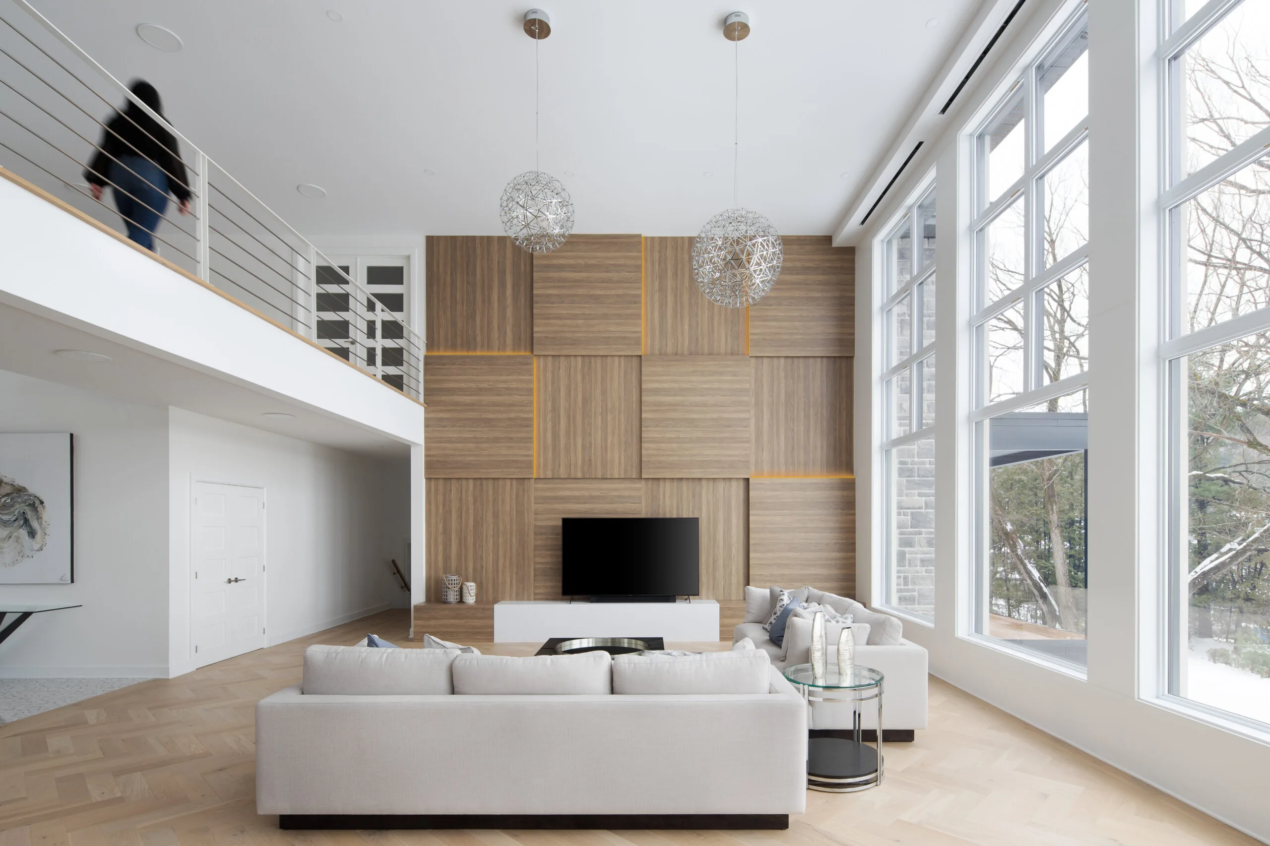 Salon grande fenestration
